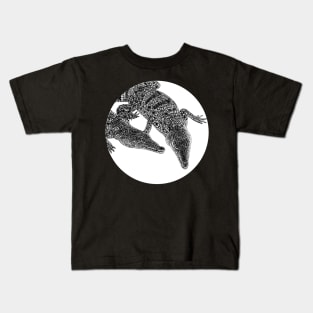 Philippine crocodile illustration Kids T-Shirt